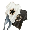 Camiseta feminina com estrela A1307 2