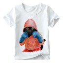 Camiseta Infantil com Gato B1508 4