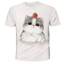 Camiseta infantil con gato B1456 4