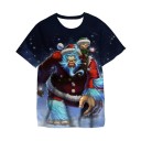 Camiseta infantil con motivo navideño T2552 8