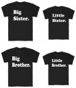 Camiseta infantil para hermanos B1593 2