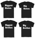 Camiseta infantil para hermanos B1593 3