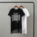 Camiseta larga asimétrica de mujer 1