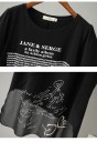Camiseta larga asimétrica de mujer 6