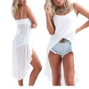 Camiseta larga de verano para mujer 5