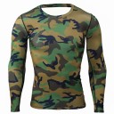 Camiseta militar de manga larga para hombre J1464 4