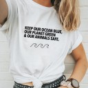 Camiseta mujer con estampado A1238 1