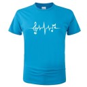 Camiseta musical para homem T2092 8