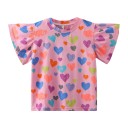 Camiseta niña corazones T2527 1