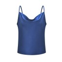 Camiseta sin mangas brillante para mujer 9