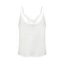 Camiseta sin mangas brillante para mujer 8