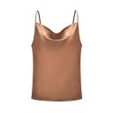 Camiseta sin mangas brillante para mujer 11