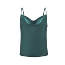 Camiseta sin mangas brillante para mujer 10