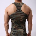Camiseta sin mangas de camuflaje para hombre T1996 2