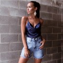Camiseta sin mangas sexy para mujer 6