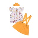 Camiseta y falda niña L1425 1