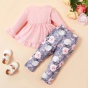 Camiseta y leggings niña L1449 2