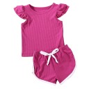 Camiseta y pantalón corto niña L1118 7