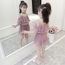 Camiseta y pantalón corto niña L1404 2