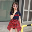 Camiseta y pantalón corto niña L1430 7
