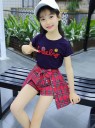 Camiseta y pantalón corto niña L1430 3