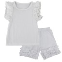 Camiseta y pantalón corto niña L1445 7