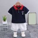 Camiseta y pantalón corto niño L1556 2