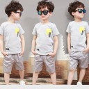 Camiseta y pantalón corto niño L1721 2