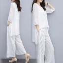 Camiseta y pantalón de manga larga para mujer B1184 1