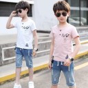 Camiseta y short vaquero niño L1682 3