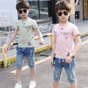 Camiseta y short vaquero niño L1682 4