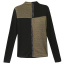 Camisola brilhante de senhora com mangas longas A1265 2