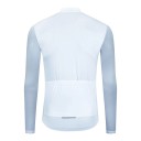 Camisola de ciclismo de manga longa com fecho de correr completo, mangas de cor contrastante e gola baixa para bicicleta de estrada 11