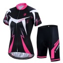 Camisola de Ciclismo Feminina com Calções P3772 4