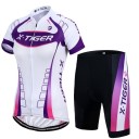 Camisola de Ciclismo Feminina com Calções P3772 1