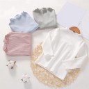 Camisola de menina de manga longa 1