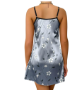 Camisola de noite sexy para mulher com estampado de flores Lingerie elegante em poliéster suave e spandex Corte confortável Várias cores Material leve 5