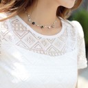 Camisola de Renda para Senhora - Branca 1