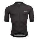Camisola desportiva de ciclismo masculina de manga curta com fecho de correr e 3 bolsos traseiros para ciclismo e desporto 6