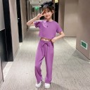 Camisola e calças para meninas L1447 1