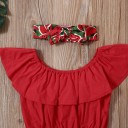 Camisola e calções para menina L1192 3