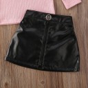 Camisola e saia para menina L1201 4