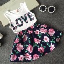 Camisola e saia para meninas L1341 1