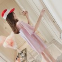 Camisola longa brilhante para senhora 5