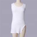 Camisola longa feminina com fenda 2