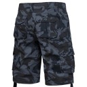 Camouflage outdoorshorts voor heren, gemaakt van katoen, ademende korte broek met zijzak, knielange comfortabele zomershorts voor wandelen en vrije tijd 1