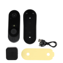 Campainha de vídeo sem fios Tuya Smart com câmara WiFi HD IP65 intercomunicador bidirecional visão noturna IR para casa inteligente 4