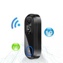 Campainha de vídeo WiFi com câmara 13,5 x 5 x 3 cm 1080P Tuya Smart campainha sem fios com intercomunicador IP65 2