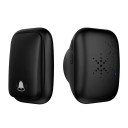 Campanello wireless 150 m RF433 senza batteria Pulsante auto-ricaricabile IP44 38 melodie spina EU 3