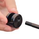 Camping Dreibein Grillhalter Kette 50 cm Stangen 21,5 cm und 13 cm Edelstahl Aluminiumlegierung Hängeständer für Kessel und Grill 7